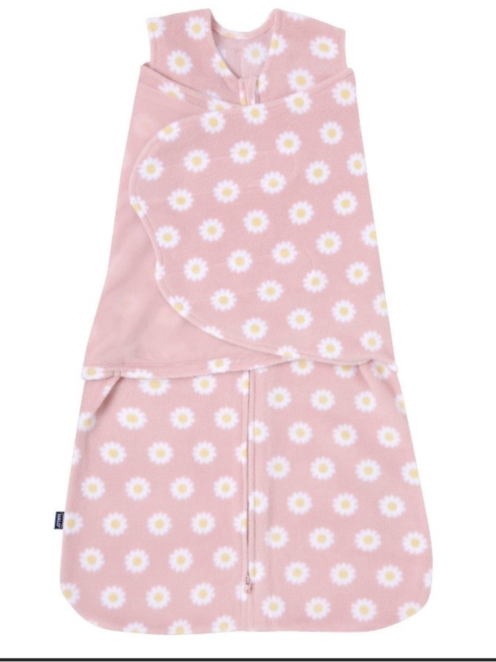 HALO Pink Daisy Fleece Sleep Sack
